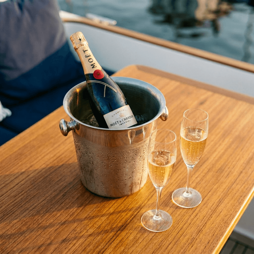 Champagne on arrival